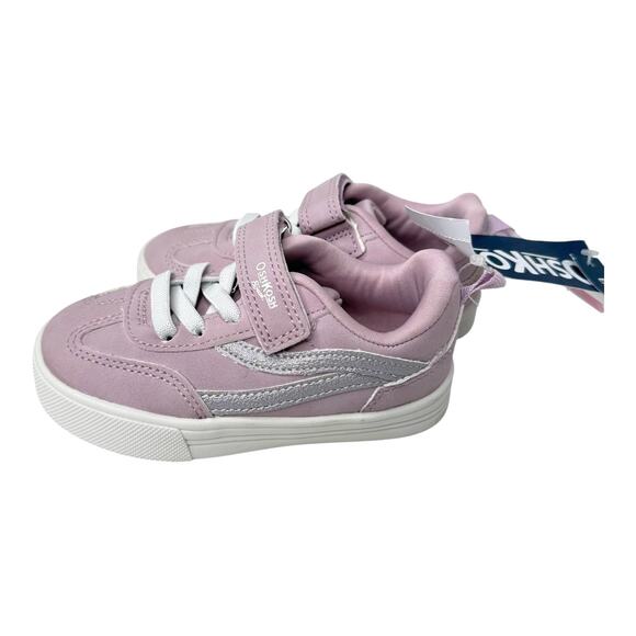 NEW Osh Kosh B Gosh Toddler Girls Fashion Sneaker SHOES Size 6 Purple Silver NWT - Picture 2 of 8